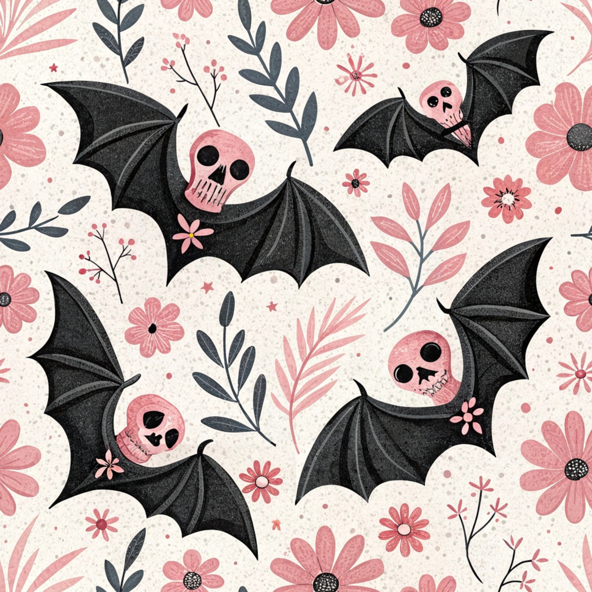 Daily Deal: Retro Halloween Pattern 20 Quilting Cotton Fabric - 45" x 1 Yard"