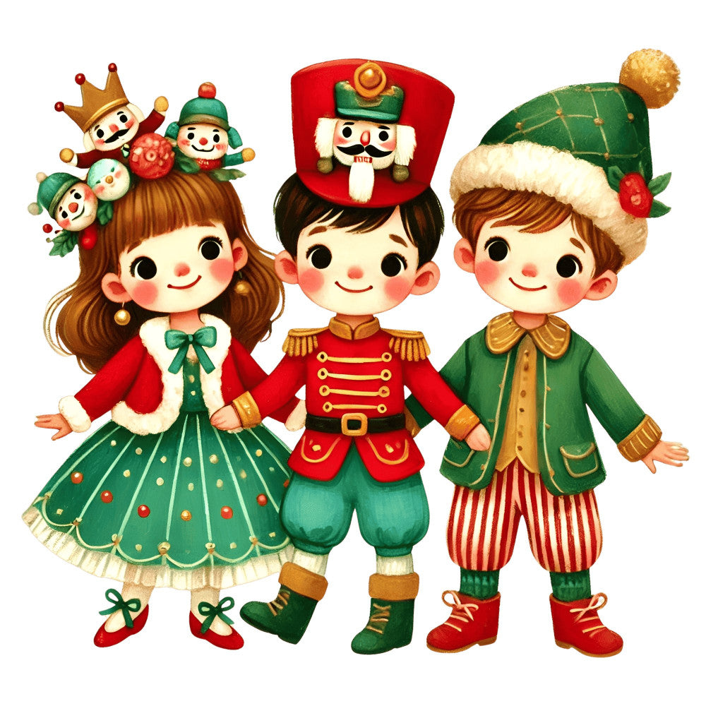 Nutcracker Ballet Fabric Panel 102