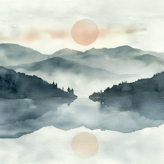 Japandi Art Nature Fabric Panel 11