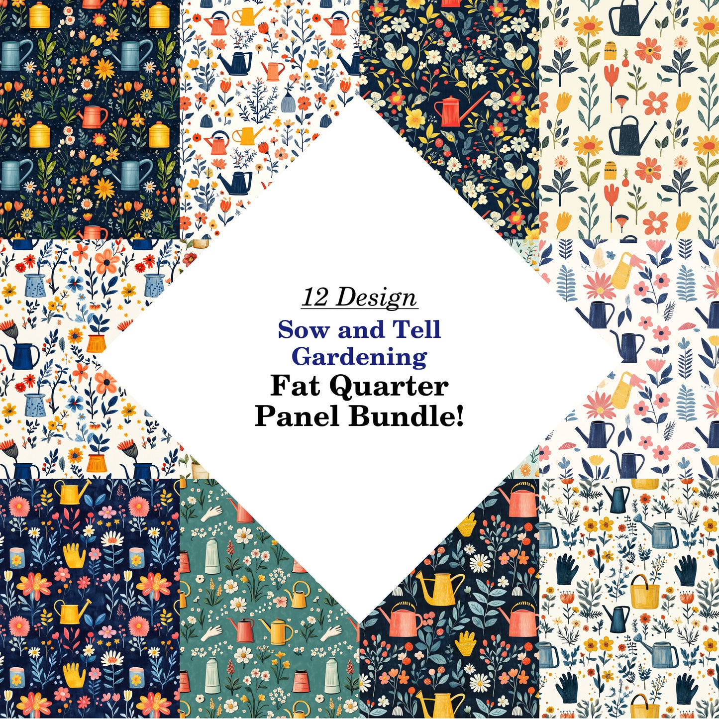 Sow and Tell Gardening Fat Quarter Bundle