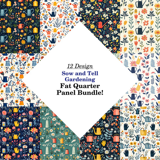 Sow and Tell Gardening Fat Quarter Bundle