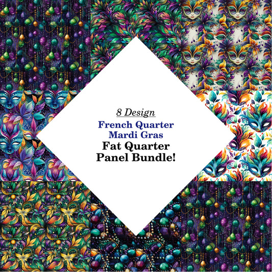 French Quarter Mardi Gras Fat Quarter Bundle