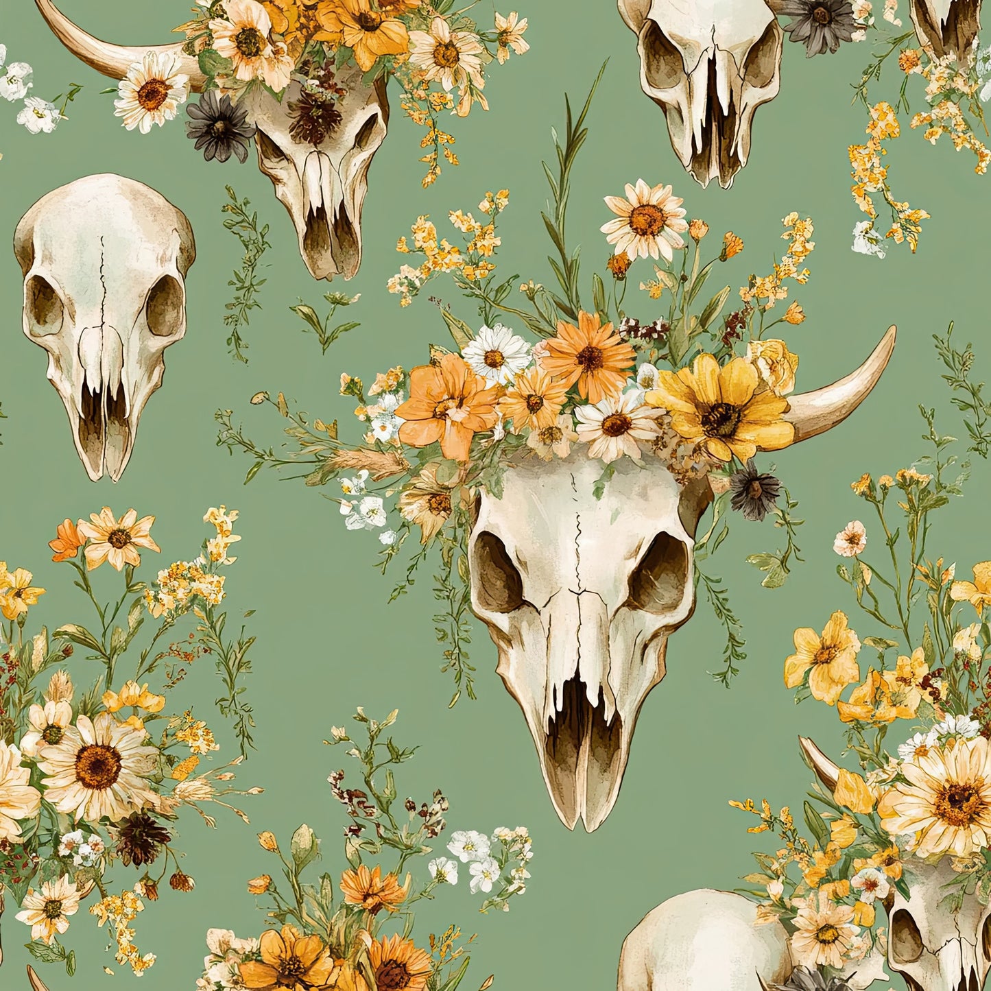 The Western Life Pattern 54 Quilting Cotton Fabric