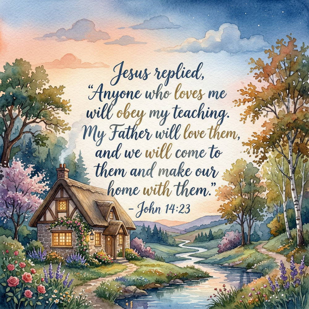 Inspirational Verses Fabric Panel 9