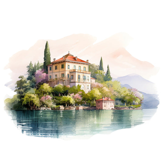 Welcome to Italy Fabric Panel 24
