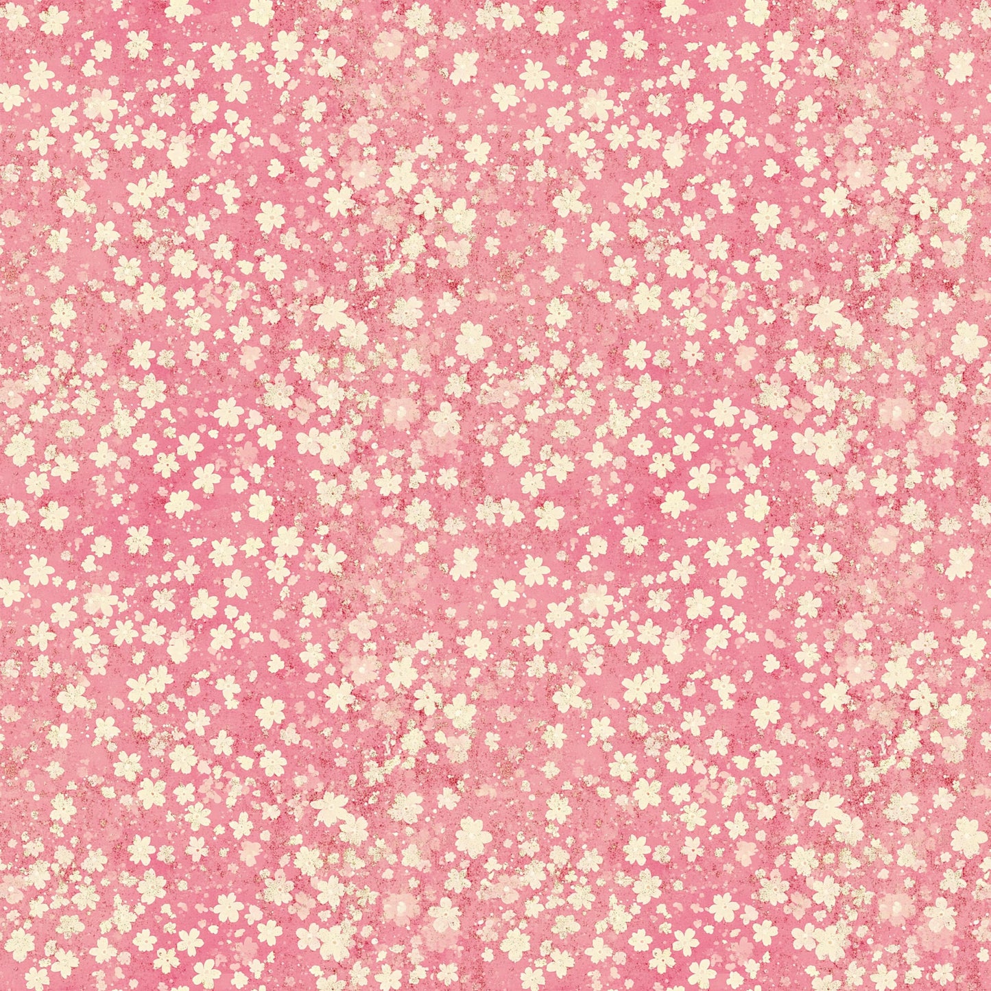 Vintage Pink Patterns Pattern 8 Quilting Cotton Fabric