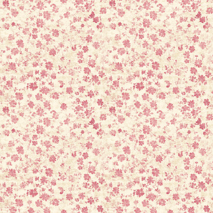Vintage Pink Patterns Pattern 2 Quilting Cotton Fabric