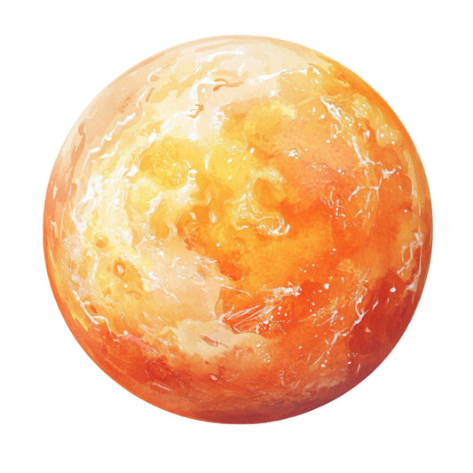 Watercolor Space Adventure Fabric Panel 17