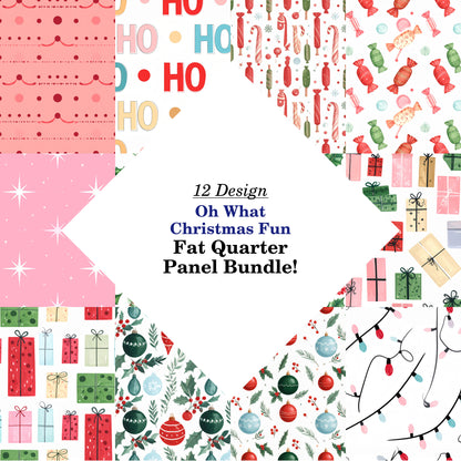 Oh What Christmas Fun Fat Quarter Bundle