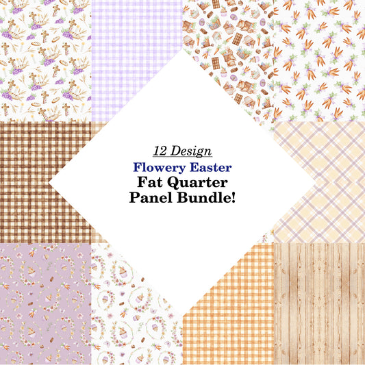 Flowery Easter Fat Quarter Bundle