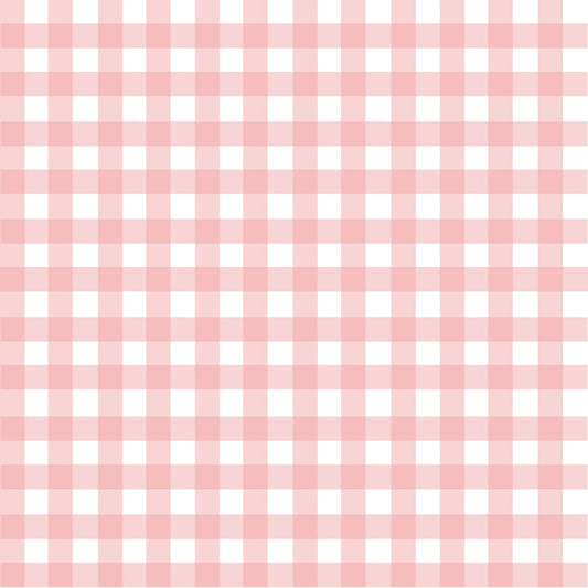 Daily Deal: Gingham Peach Puff Quilting Cotton Fabric - 45" x 0.5 Yards"