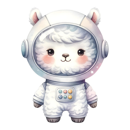 Astronaut Animal Space Fabric Panel 21