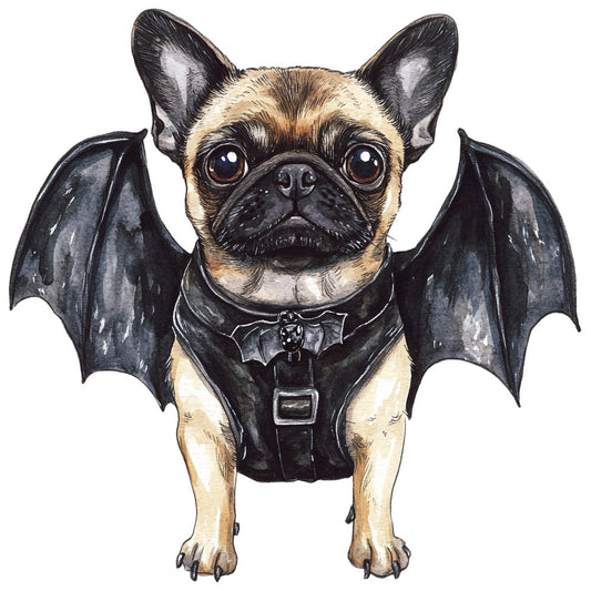 Halloween Dogs Fabric Panel 9