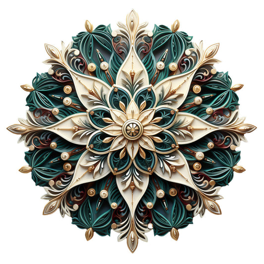 Elegant Christmas Fabric Panel 35