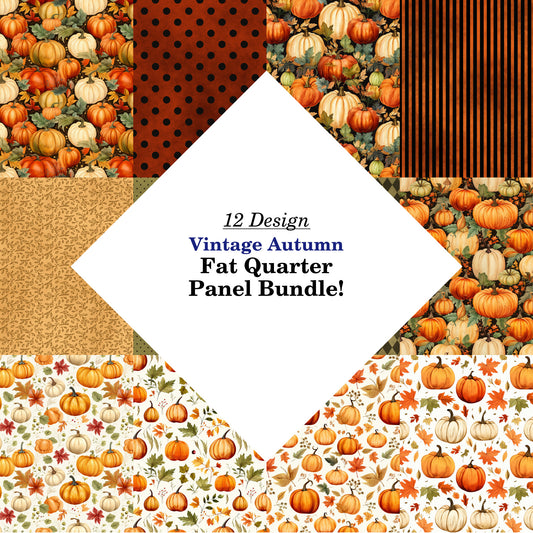 Vintage Autumn Fat Quarter Bundle