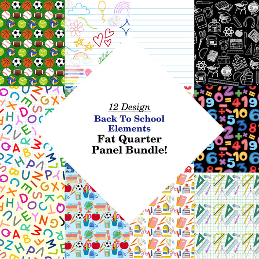 Back To School Elements Fat Quarter Bundle