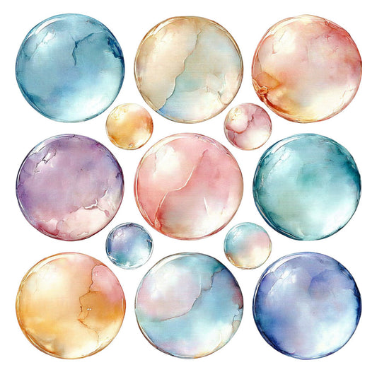 Colorful Seashell Fabric Panel 5