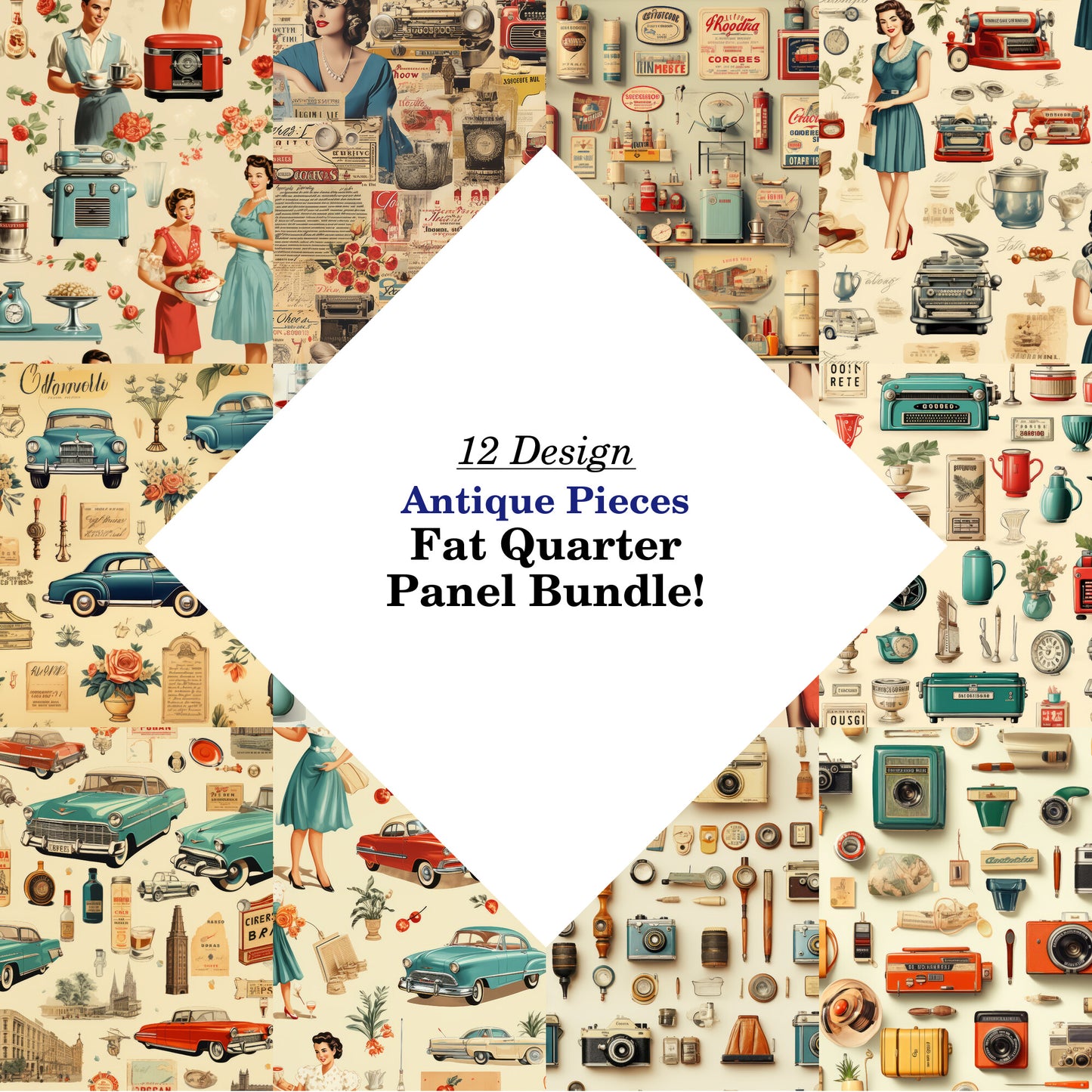 Antique Pieces Fat Quarter Bundle