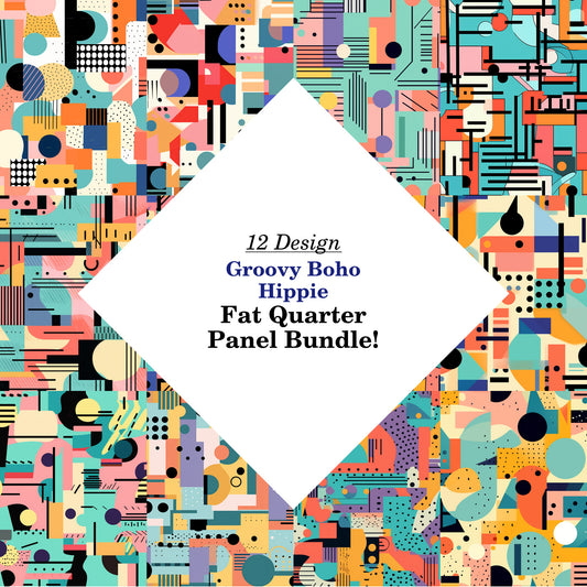 Groovy Boho Hippie Fat Quarter Bundle