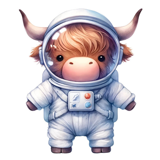 Astronaut Animal Space Fabric Panel 15