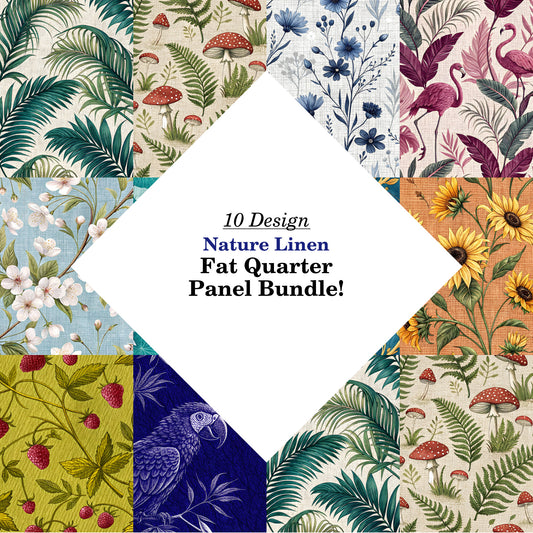 Nature Linen Fat Quarter Bundle