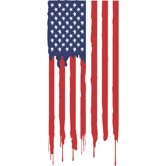 American Flag Icons Fabric Panel 13