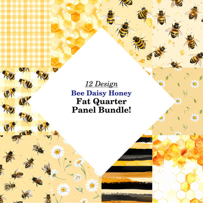 Bee Daisy Honey Fat Quarter Bundle