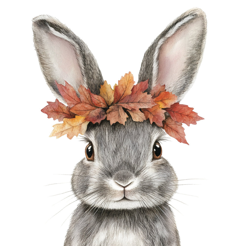 Fall Animal Portrait Fabric Panel 12