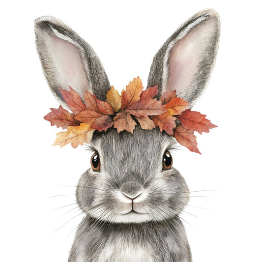 Fall Animal Portrait Fabric Panel 12