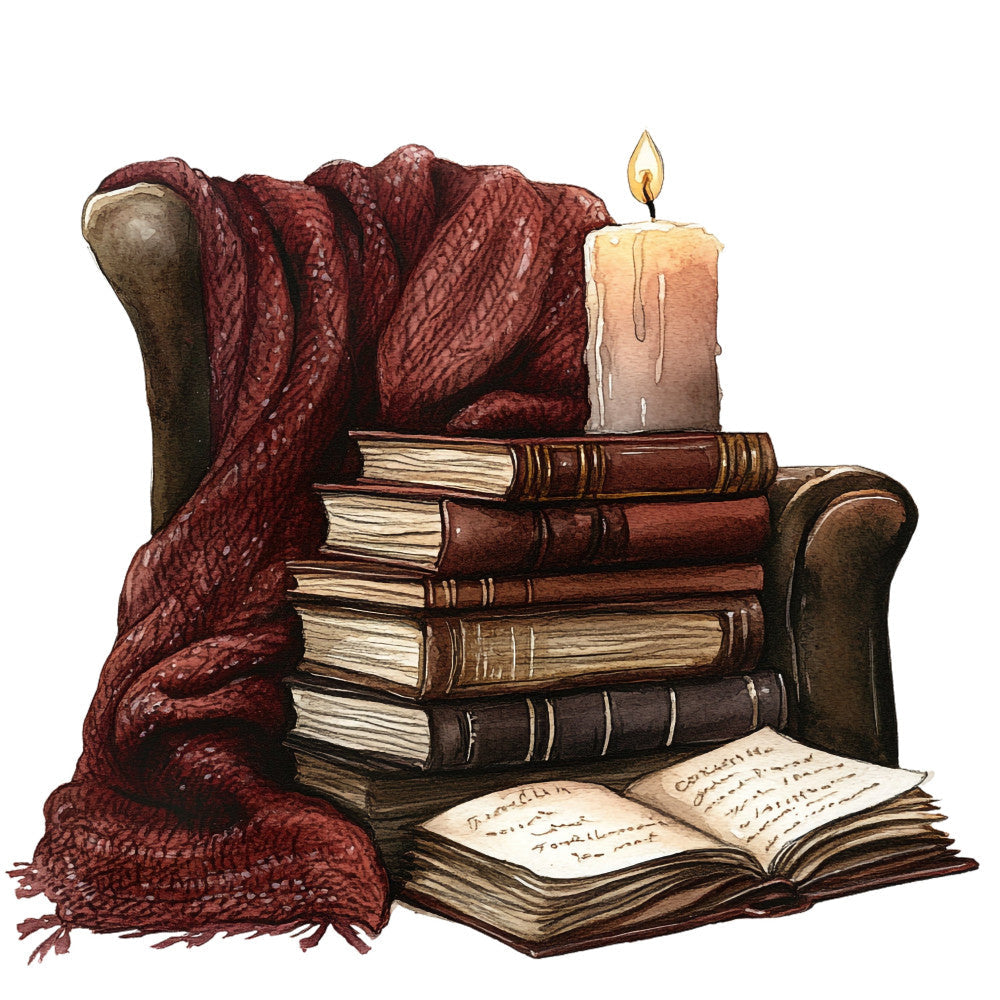 Dark Academia Fabric Panel 3