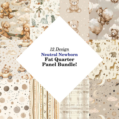 Neutral Newborn Fat Quarter Bundle