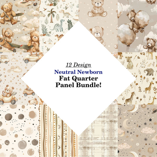 Neutral Newborn Fat Quarter Bundle