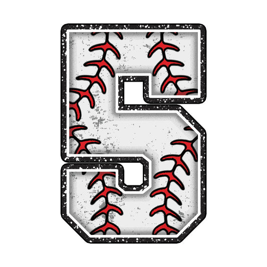 Baseball Alphabet Fabric Panel 6
