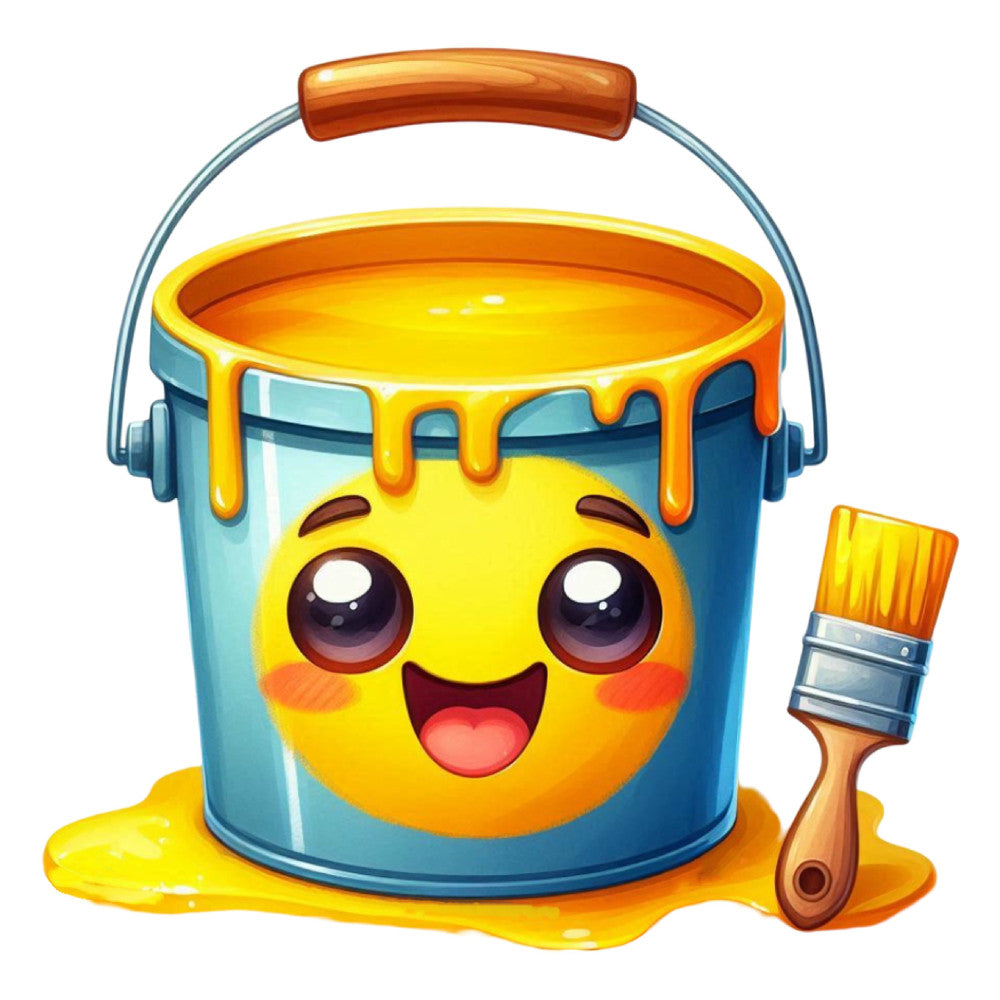 Cute Construction Characters Fabric Panel 16