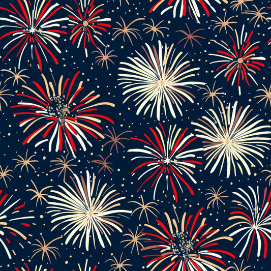 Daily Deal: Patriotic Pattern 2 Quilting Cotton Fabric - 45" x 2 Yards"