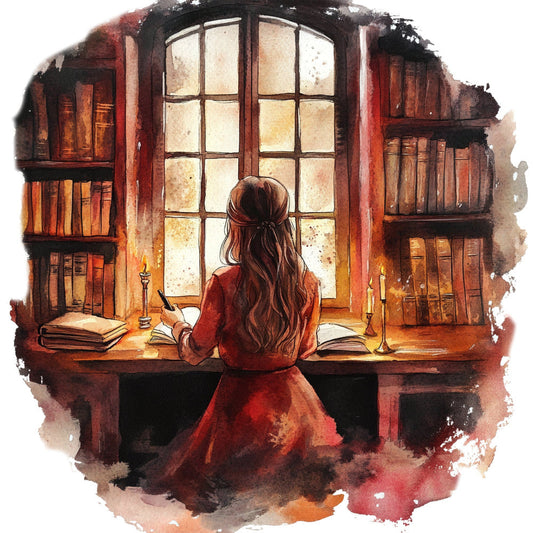 Dark Academia Fabric Panel 22