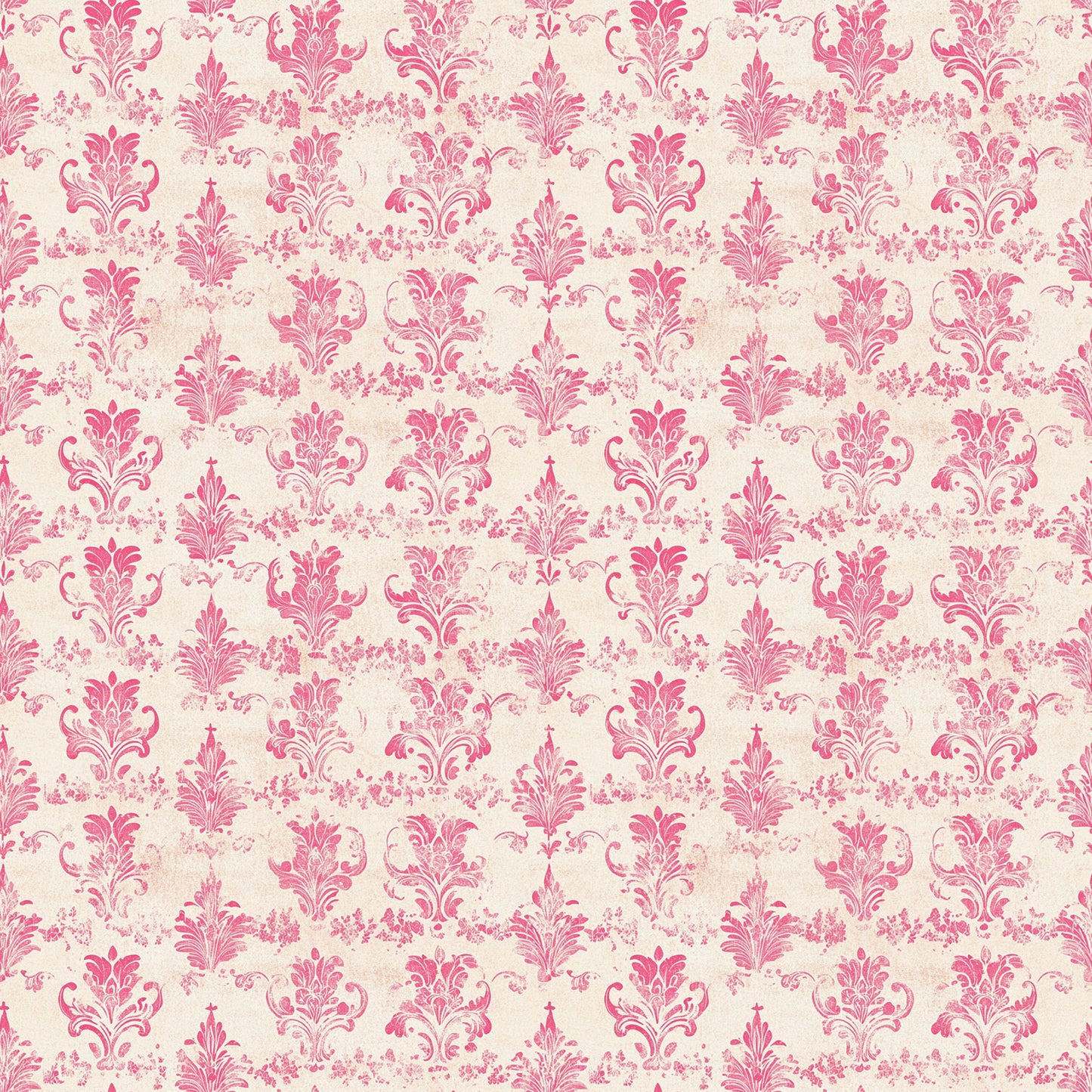 Vintage Pink Patterns Pattern 7 Quilting Cotton Fabric