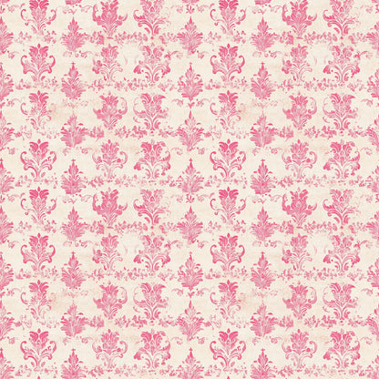Vintage Pink Patterns Pattern 7 Quilting Cotton Fabric