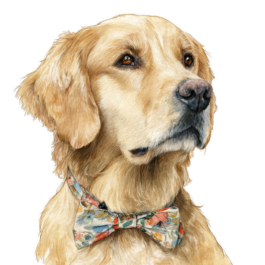 Golden Retriever Fabric Panel 18