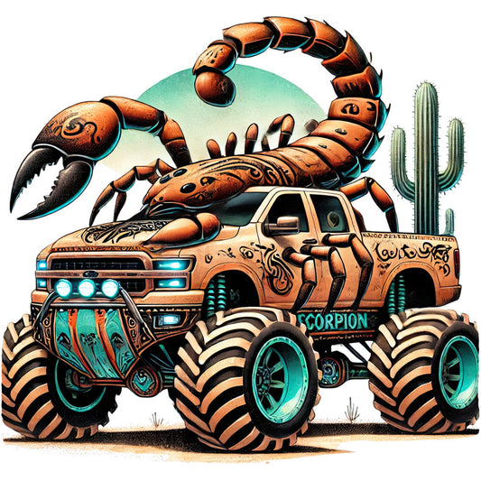 Monster Truck with Monster Fabric Panel 21