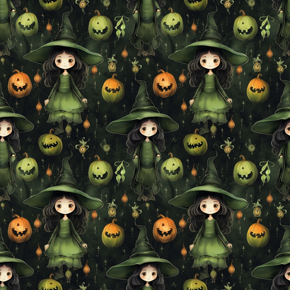 Daily Deal: Spooky Season Pattern 3 Quilting Cotton Fabric - 45" x 1 Yard"