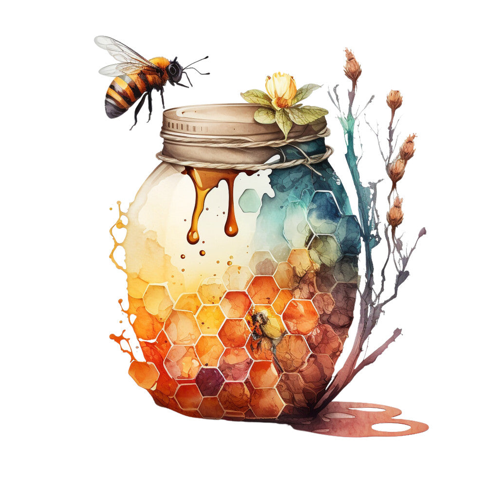 Honey Bees Fabric Panel 8 – FabricMegaStore.com