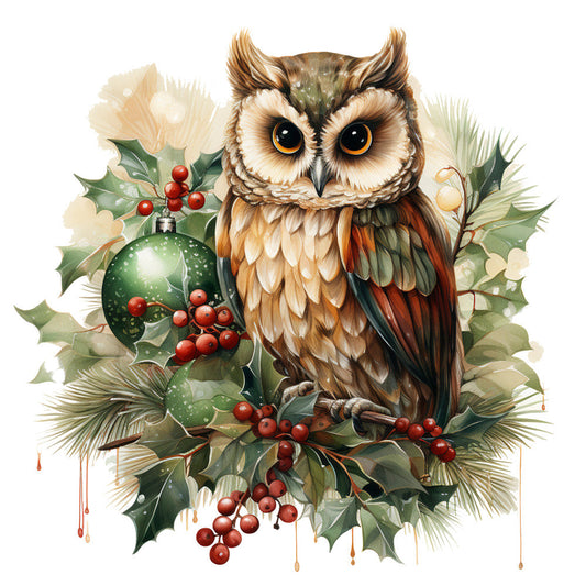 Elegant Christmas Fabric Panel 24