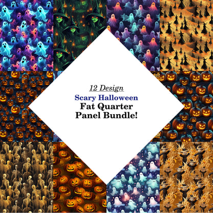 Scary Halloween Fat Quarter Bundle