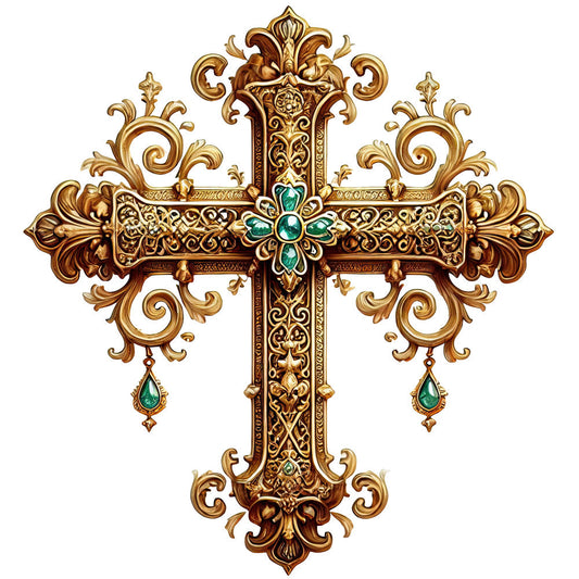 Various Crosses Fabric Panel 15