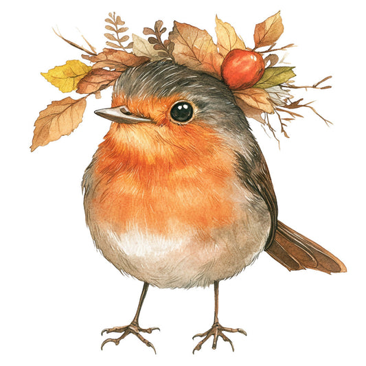 Fall Animal Portrait Fabric Panel 1