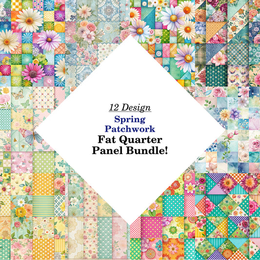 Spring Patchwork Fat Quarter Bundle