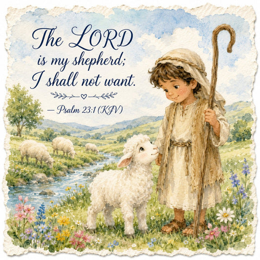 Inspirational Nursery Verses Fabric Panel 1