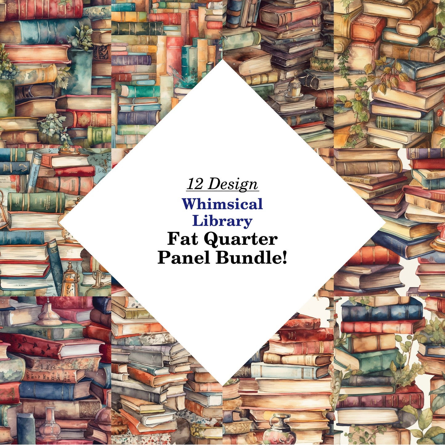 Whimsical Library Fat Quarter Bundle
