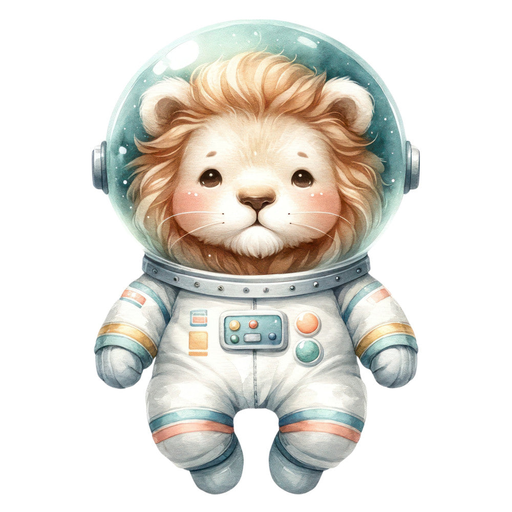 Astronaut Animal Space Fabric Panel 14